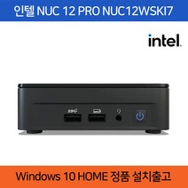 인텔 인텔 NUC 12 PRO NUC12WSKI7 윈도우10 Home 설치포함 (32GB M.2 2TB)