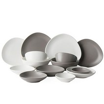 에라토 조약돌 2인 한식기세트 14P(컬러선택), 그레이, 그레이set