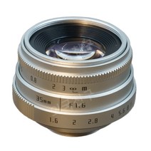 외국친구 E35mm 1.6 매크로렌즈 DSLR 집사렌즈 방수 인물사진 애완동물사진 수동, 실버 25mm F1.8, 패키지 A, 캐논 마운트
