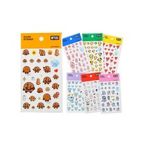 라인프렌즈 LINEFRIENDS BT21 클리어 스티커 STICKER, SHOOKY