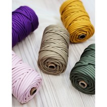 6.5mm 40yard 530g 무광 굵은 폴리에스터 우동끈 로프 우동실, No.5