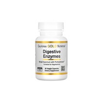 캘리포니아골드뉴트리션 Digestive Enzymes 다이제스티브 엔자임 90캡슐 글루코 아밀라아제 아밀레이스 프로테아제 리파아제 락타아제 셀룰레이스 헤미 셀룰라아제 인베르타아제
