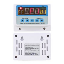 신상품 국민 LED 디지털 온도 조절기 30A/AC110-220V 센서 지능형 난방 냉각 제어 시스템, 04 30A DC12V