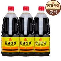 몽고간장 진간장, 1.5L, 3개