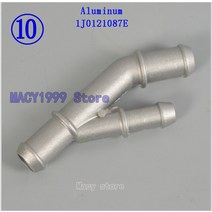 견고한 알루미늄 합금 냉각 호스 커넥터 과급기 파이프 골프 MK4 Bettle A3 S3 TT Seat Leon 1.6 1.8T, 10 4.99