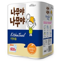 나무야나무야 천연펄프 키친타올 150매, 4롤, 1팩