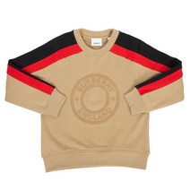 [버버리키즈] 로고 그래픽 RICKTON SWEATER 8053943 A7026 키즈 긴팔 맨투맨 티셔츠 (성인착용가능)
