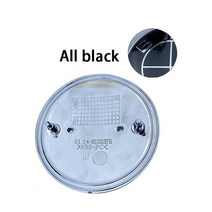 자동차엠블럼 이니셜 2pcs 82mm 자동차 엠블럼 배지 후드 전면 트렁크 로고 Bmw E46 E39 Z3 액세서리 51148, 03 All black_02 2x74mm