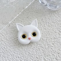 셀카프레임 포토존 스킨 케어 도구 페이스트 타입 휴대용 메이크업 거울 셀카 링 바람 입체 3D 귀여운 고양이, [03] WTJ
