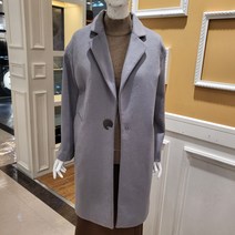 BCBG 비씨비지 겨울22 배색 핸드메이드 코트 B2D9G892