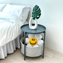 만개잡화점 사이드 테이블 쇼파 협탁, 그레이