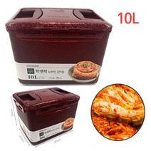 10리터 락앤락 김치냉장고통 밀폐 딤채 오이지 절임통, 1개