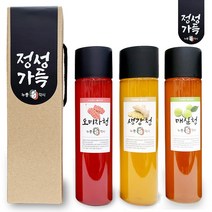 누룽각시 오미자청 매실청 생강청 원액 즙 엑기스 500ml, 생강청500ml