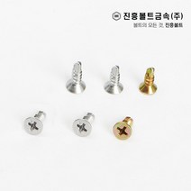 일반 스텐 접시머리 직결나사 피스 봉지판매(13mm ~ 100mm), 1.백도금, FH #8-50