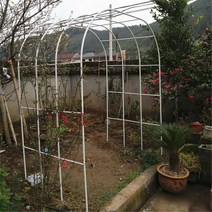 터널형 넝쿨 아치문 장미 아치대문 포도나무지지대 나팔꽃지지대 식물지지대 옥상정원, 검은색 폭 3.6m 2.5m 높이  + 기본개