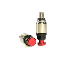 할리데이비슨악세사리 할리데이비슨악세사리지갑체인 bjmoto 2pcs m5x0.8mm 오토바이 cnc 포크 블리더 릴리프 밸브 for kawasaki yamaha honda mx, 빨간색, 2개