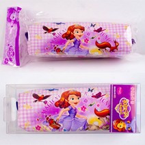 8000소피아꽃봉제필통, 사각케이스(pvc)