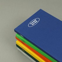 2023 어라운드더데이 L 날짜형 양장 제본 스케쥴러 플래너 하드커버 다이어리, 론그린