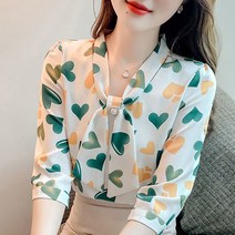 엔티랄라 셔츠 여성 셔츠 블라우스 반팔 칠부 소매 편안한 여름의 야위어 보이다 여성 상의 스타일리시한