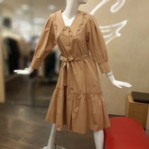 지컷 레이스카라 벨티드 원피스 7222137702 뉴코아일산