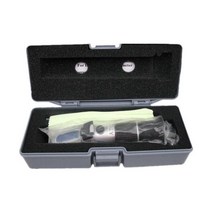 굴절계 글리콜 부동액 자동차 11 4 배터리 산성 엔진 냉각수 테스터 도구 유체 ATC 박스 포함, with Box