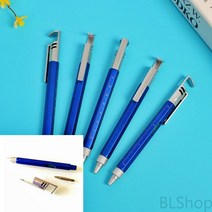 6IN1 멀티툴 볼펜 10P세트 블루 볼펜세트 신기한볼펜