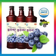 프리미엄 블루베리청 청정지역에서 자란 블루베리 !! 3병 당일발송!!, 970ml