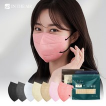 재구매율1위 국산 kf94 슬림핏 새부리형 컬러 마스크 25매, kf94 유어핏 대형플러스_화이트 25매