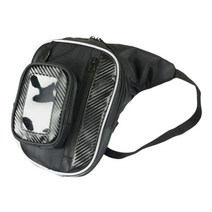 오토바이 드롭 허리 가방 패니 파우치 사이클링 등산 하이킹 여행 야외, 매질, 폴리 에스터, 검정