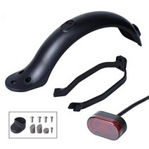 자전거 물받이 3pcs 스쿠터 날개 리어 펜더 머드 가드 지원 미등 부품 샤오미 M365/ M365 프로 스쿠터 액
