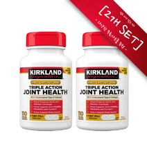 [사은품선택-2개 SET] 커클랜드 트리플 액션 조인트 헬스 110정 (타블렛) Kirkland Signature Triple Action Joint Health, 챱스틱(사과s), 2개