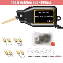 플라스틱 용접 플라스틱 용접기 100 w 뜨거운 공기 총 스테이플러 자동차 범퍼 수리 키트 차고 도구 납땜, 01 Set A_01 110V US plug