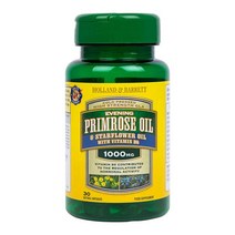 Holland & Barrett Evening Primrose & Starflower Oil 홀랜드앤바렛 달맞이꽃 앤 스타플라워 오일 1000mg 30캡슐
