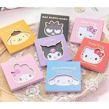 캐릭터 페이스스퀘어메모지/떡메모지/마이멜로디/쿠로미, 쿠로미