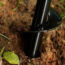 땅파기 전동 드릴 비트 가든 오거 원예공구 육각 샤프트 천공기 나선형 굴착기날, 타입B