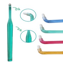 덴탈터프트 첨단칫솔 TR 돔형 4색, 1세트, 10개