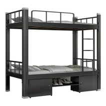 성인용 2층 침대 프레임 기숙사 복층 휴게실 벙커침대, 복층 900 화이트+침대보드+매트리스