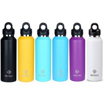 레보맥스 원터치 텀블러 V2 보온보냉 텀블러 20oz REVOMAX, 매트 화이트 20oz