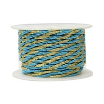 네이처뮤지엄 esa 꽃다발공예 초등미술 만들기부채 명함꽂이만들기 슬라임물풀 방과후미술재료, 유니아트 롤꽈배기끈 고무줄 유치원미술 우드하드바, 금사/노랑