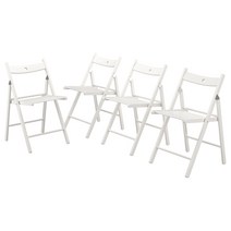 이케아 IKEA TERJE 테리에 접이식의자 - 화이트 4 개 793.998.17