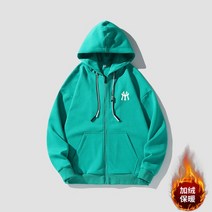 MLB 남녀공용 후드집업 스웨터 가디건 자켓 커플 학생 교복 기모 가을 겨울 데일리 아우터