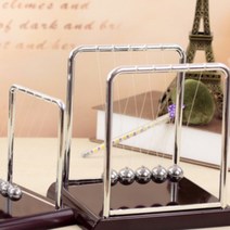 사무실 뉴턴 진자운동 밸런스볼 키네틱아트 서재 카페 병원 사장실 인테리어 소품 과학교구 무한동력 테이블모빌 크래들 대형