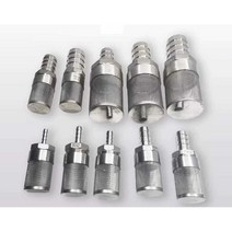 스트레이너 필터 급수관 배관용품 스텐 하단 암 필터, 8mm-24mm