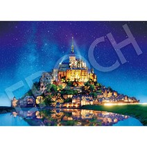 EPOCH 에폭사 3000피스 직소퍼즐 별하늘몽생미셸-프랑스 스몰피스 (73x102cm), 1개
