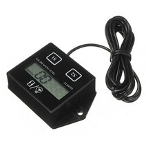 속도측정기방수 디지털 엔진 타코미터 게이지 RPM LCD 디스플레이 모토 마린 체인톱 피트 자전거 보트용, 01 1