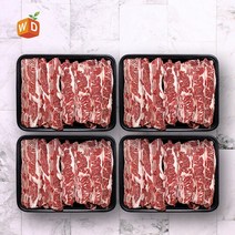 비에이치스토리 [웰던푸드] 호주산 LA갈비 1kg x 4팩, 단품없음