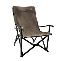 캠핑 휴대용 접이식 의자 자연에서 휴식 릴렉스체어, 카키(스몰)