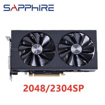 그래픽카드 지포스 rtx 3060 4090 중고 채굴 사파이어 RX580 8G 중고 비디오 데스크탑 PC 컴퓨터 게임지, RX-580-8GB