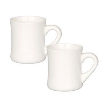 머그컵 인기모음 100종 2p 세트 머그컵 화이트머그 칼라머그 컵, 1개, 아웃백 화이트 머그-340 2p