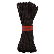 야외용 파라솔 31M 11 코어 Paracord 밧줄 야외 다기능 우산 캠핑 빨랫줄 구조 텐트 등산 로프, 02 Bla부속 Red